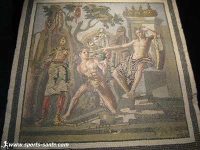 Photo Mosaïques d'Apollon et de Marsyas
